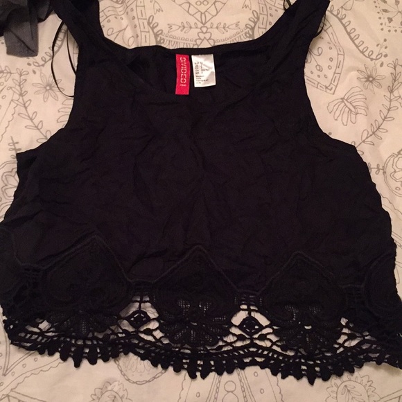 NWT Black Lace Top - Picture 4 of 4
